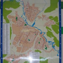 карта Борисова с магнитной основой